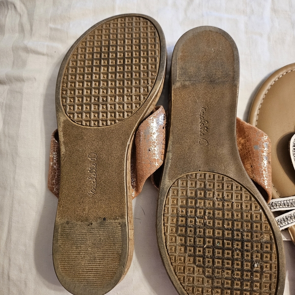 Women's Cork Wedge Sandals - Picture 3 of 3